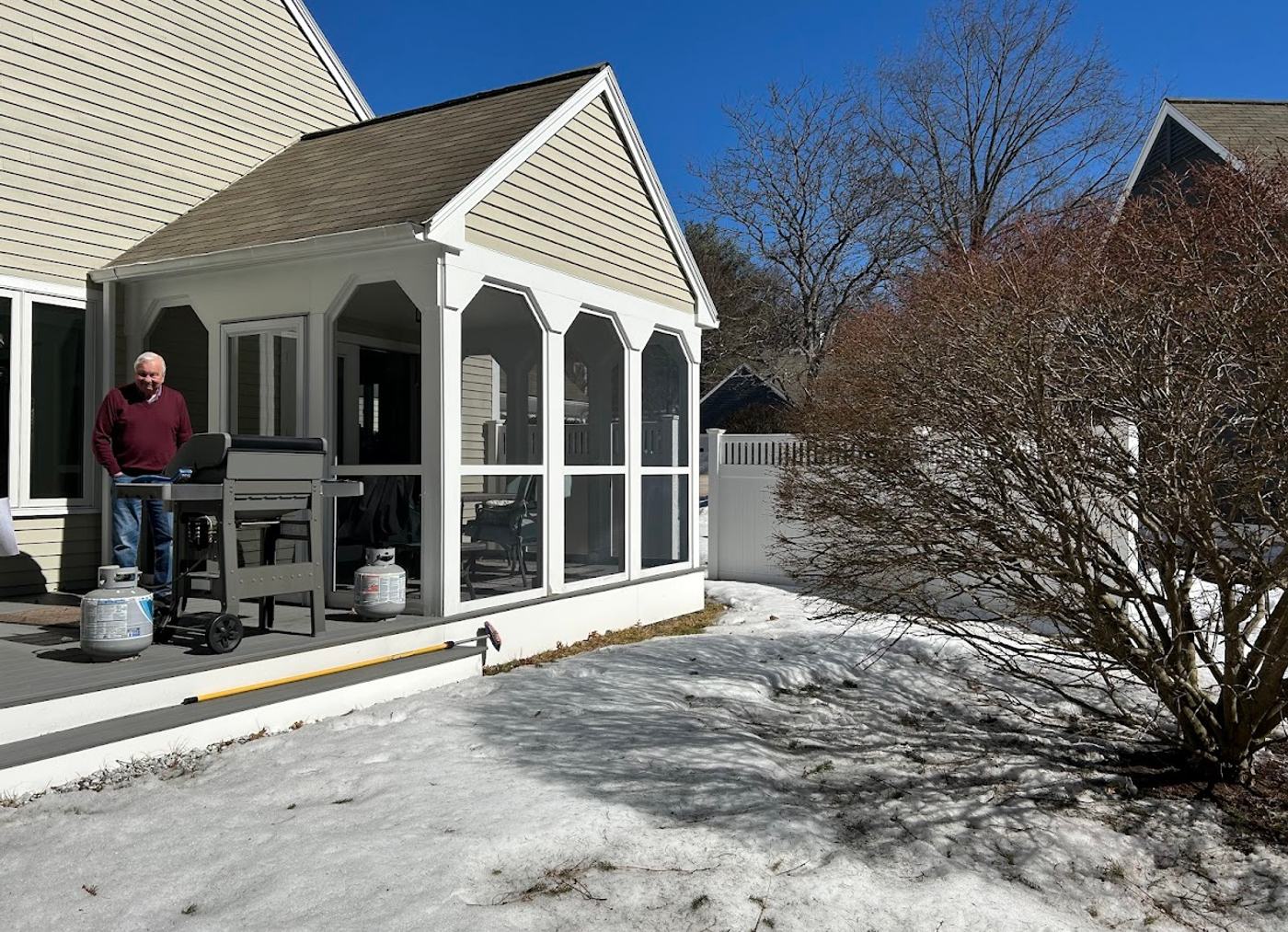 Outdoor kitchen project by NH Total Home Care