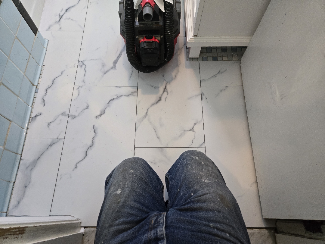 Fresh flooring update with clean vinyl plank flooring