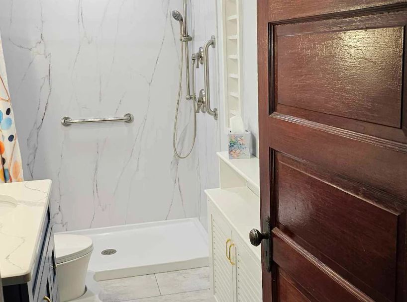 Accessible bathroom remodel reviewed by Susan Fitzell
